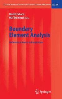 bokomslag Boundary Element Analysis