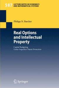 bokomslag Real Options and Intellectual Property