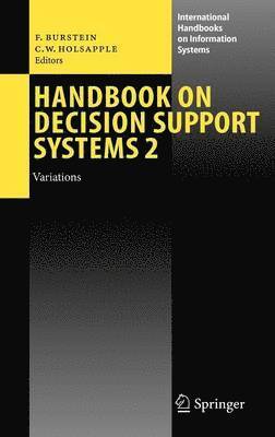 bokomslag Handbook on Decision Support Systems 2