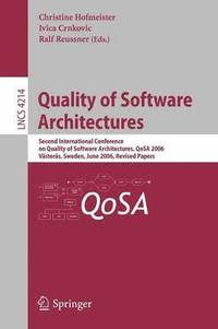 bokomslag Quality of Software Architectures