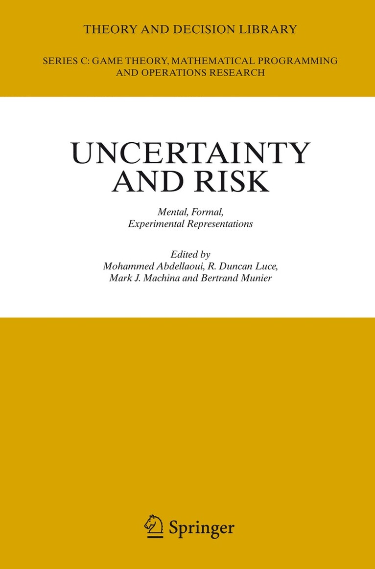 Uncertainty and Risk 1