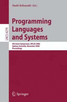 Naoki Kobayashi - Programming Languages and Systems, Häftad