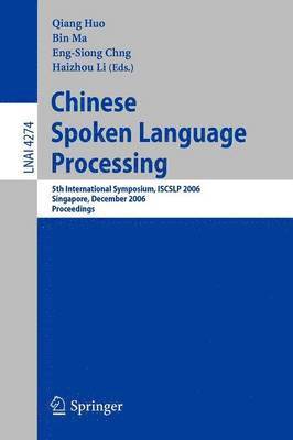 Chinese Spoken Language Processing 1