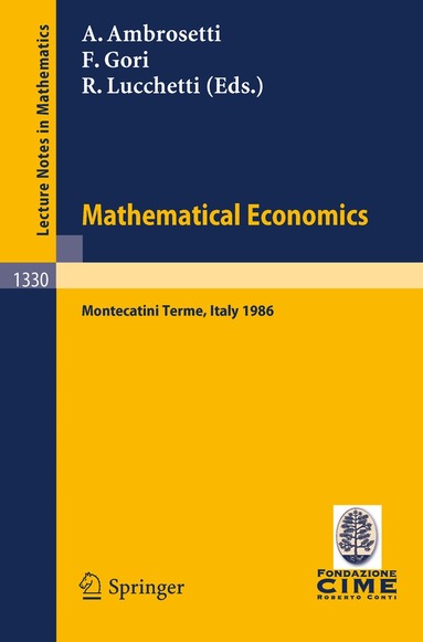 Antonio Ambrosetti, Franco Gori, Roberto Lucchetti - Mathematical Economics, Häftad