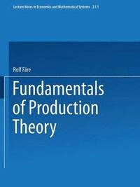 bokomslag Fundamentals of Production Theory