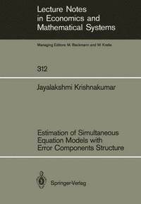 bokomslag Estimation of Simultaneous Equation Models with Error Components Structure