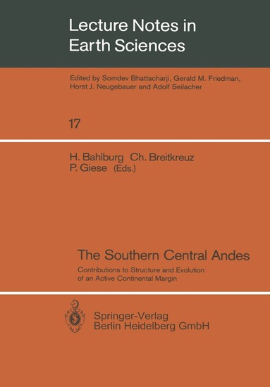 Heinrich Bahlburg, Christian Breitkreuz, Peter Giese - Southern Central Andes, Häftad