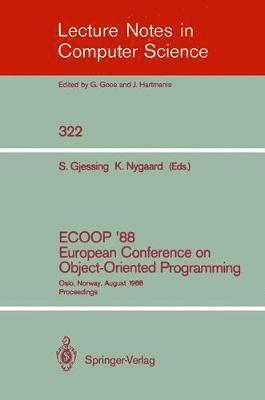 ECOOP '88 European Conference on Object-Oriented Programming 1