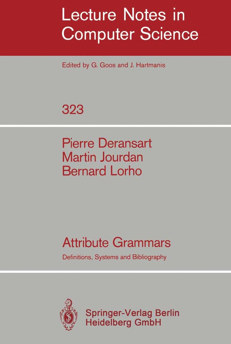 Attribute Grammars 1