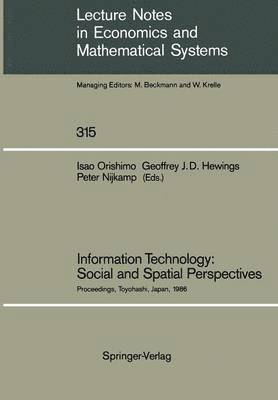 bokomslag Information Technology: Social and Spatial Perspectives