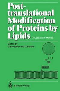 bokomslag Post-translational Modification of Proteins by Lipids