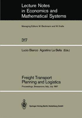 bokomslag Freight Transport Planning and Logistics