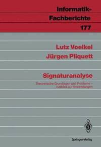 bokomslag Signaturanalyse