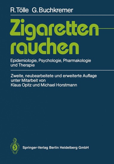 Rainer Tölle, Gerhard Buchkremer - Zigarettenrauchen, Häftad
