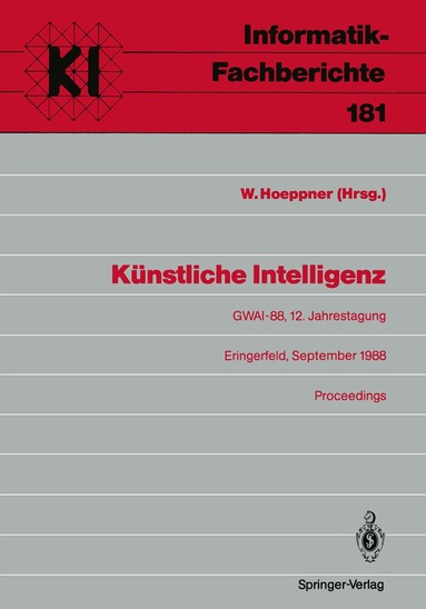Wolfgang Hoeppner - Künstliche Intelligenz, Häftad