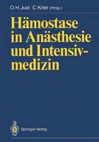 bokomslag Hmostase in Ansthesie und Intensivmedizin