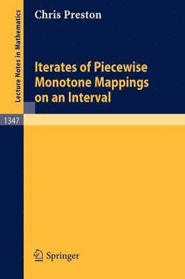 Iterates of Piecewise Monotone Mappings on an Interval 1