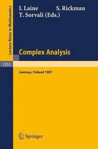 bokomslag Complex Analysis Joensuu 1987