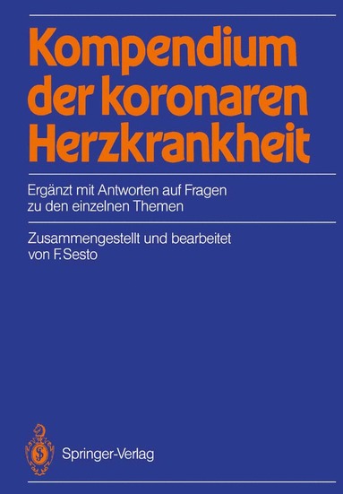 bokomslag Kompendium der koronaren Herzkrankheit