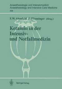 bokomslag Ketamin in der Intensiv- und Notfallmedizin