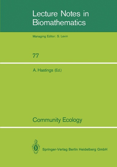 bokomslag Community Ecology