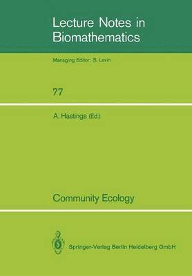 Community Ecology 1