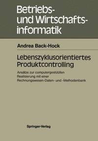 bokomslag Lebenszyklusorientiertes Produktcontrolling