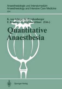 bokomslag Quantitative Anaesthesia