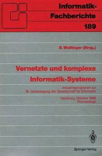 bokomslag Vernetzte und komplexe Informatik-Systeme