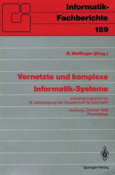 Bernd Wolfinger - Vernetzte und komplexe Informatik-Systeme, Häftad