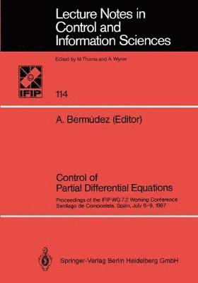 bokomslag Control of Partial Differential Equations