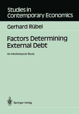 Gerhard Rübel - Factors Determining External Debt, Häftad