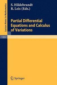 bokomslag Partial Differential Equations and Calculus of Variations
