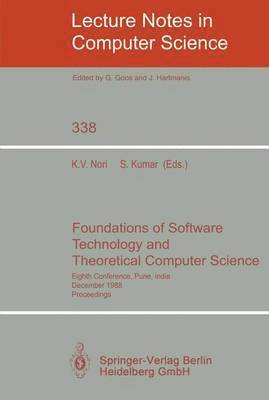 Kesav V. Nori, Sanjeev Kumar - Foundations of Software Technology and Theoretical Computer Science, Häftad