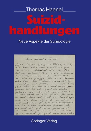 Thomas Haenel - Suizidhandlungen, Häftad