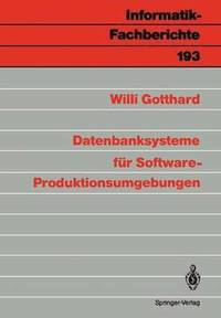 bokomslag Datenbanksysteme fr Software-Produktionsumgebungen