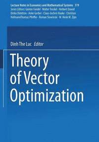 bokomslag Theory of Vector Optimization