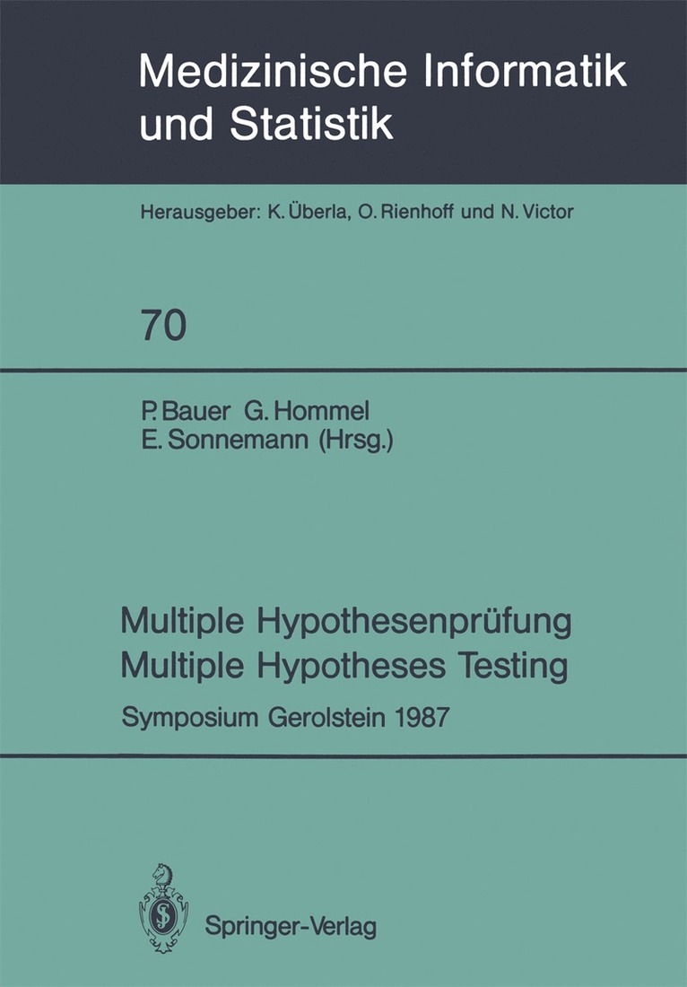 Multiple Hypothesenprfung / Multiple Hypotheses Testing 1