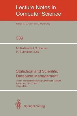 Statistical and Scientific Database Management 1