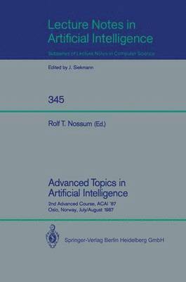 bokomslag Advanced Topics in Artificial Intelligence