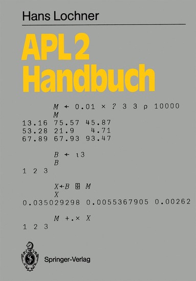 Hans Lochner - APL2-Handbuch, Häftad