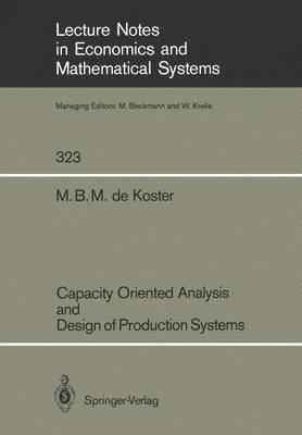 bokomslag Capacity Oriented Analysis and Design of Production Systems