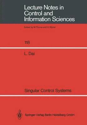 bokomslag Singular Control Systems