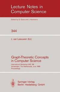 bokomslag Graph-Theoretic Concepts in Computer Science