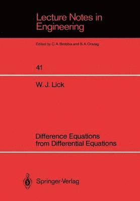 Difference Equations from Differential Equations