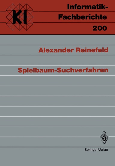 Alexander Reinefeld - Spielbaum-Suchverfahren, Häftad