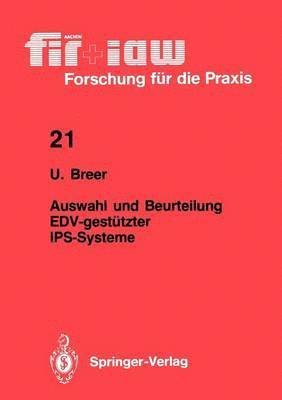 bokomslag Auswahl und Beurteilung EDV-gesttzter IPS-Systeme