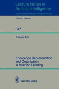 bokomslag Knowledge Representation and Organization in Machine Learning