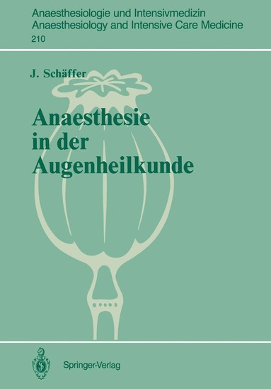 bokomslag Anaesthesie in der Augenheilkunde