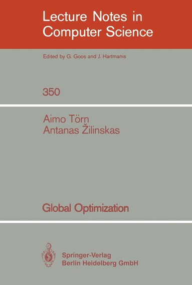 Aimo Törn, Antanas Zilinskas - Global Optimization, Häftad